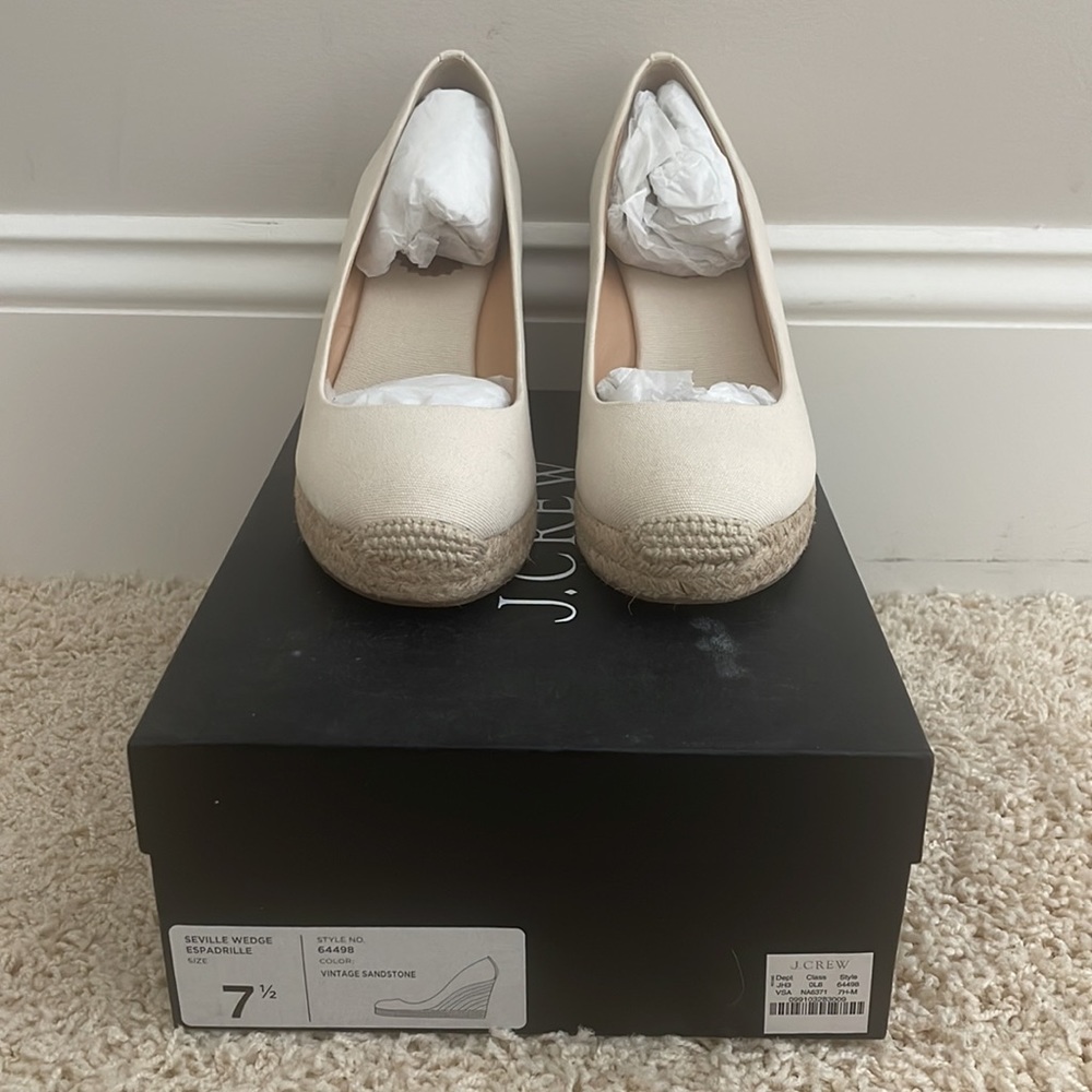 Beautiful Jcrew Wedge Espadrille’s